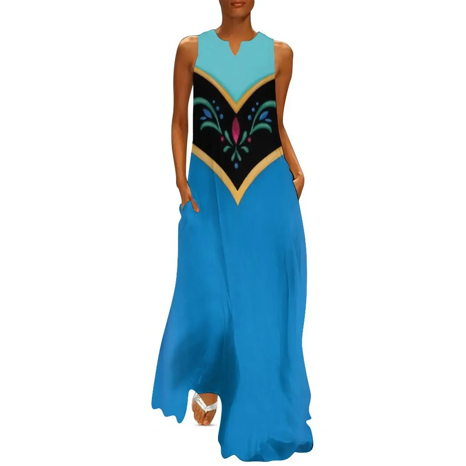 

Princess Anna Long Dress long dresses for women Women's summer dresses women long dresses Female dress Dress