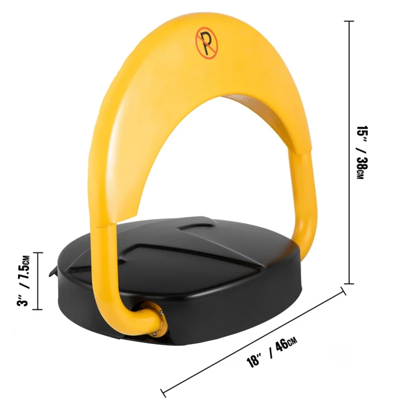 IP66 Automatic Parking Lock with Remote Control Auto Induction Alarm Waterproof Private Car Latch Carport Driveway Space Guard