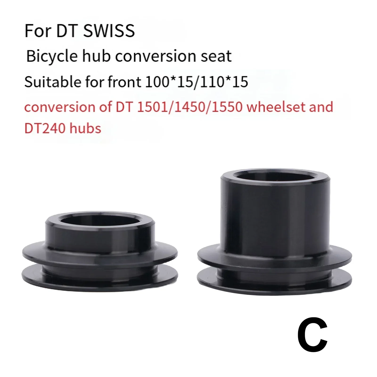 Hub Conversion Kit Adapter For DT SWISS Thru Axle Quick Release Hub Conversion Adapter240/350/370/X1501/1600/1700/1800/1900