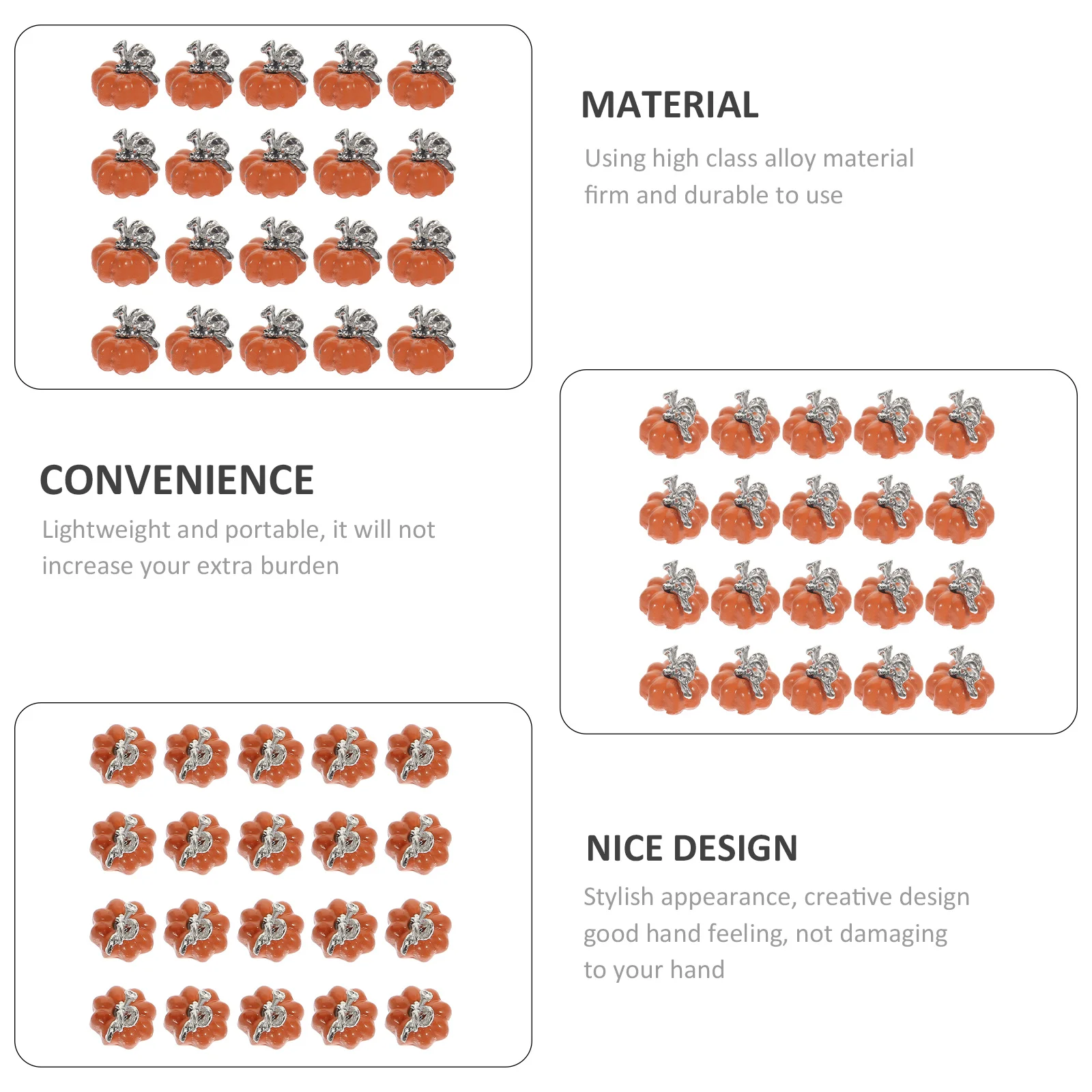 

20 шт., подвески для ювелирных изделий в виде тыквы, тщательно выполненные красочные невыцветающие подвески «сделай сам», украшения, ювелирные изделия в виде тыквы, подвески