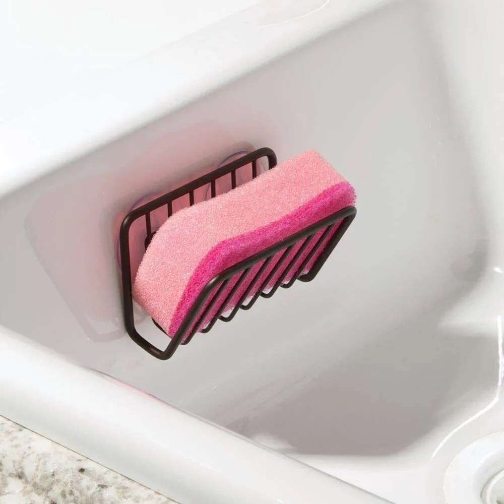 Cleaning Sponge Storage Rack Household Kitchen Sink Wall Hanging Drain Rack Suction Tray Countertop Non-punched Storage Rack