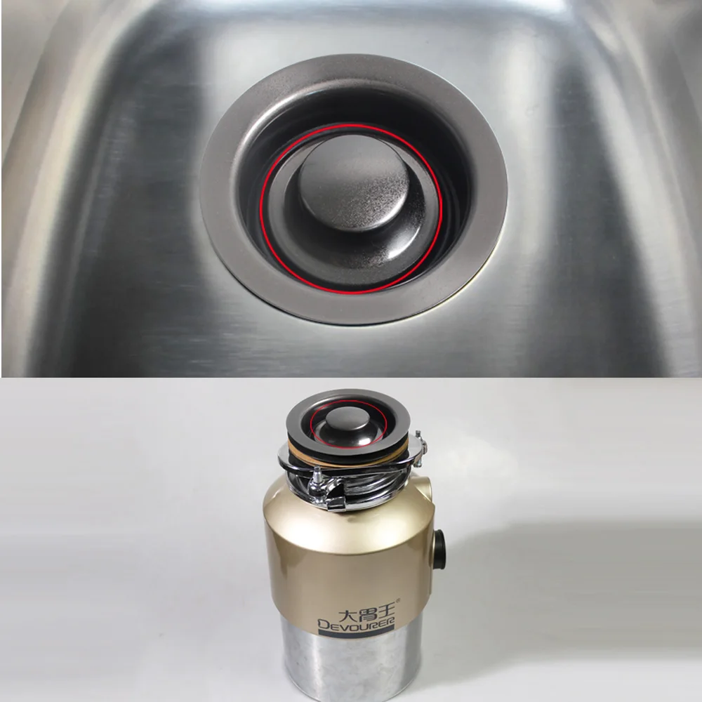 Kitchen Sink Stopper Stainless Steel Garbage Disposal Plug Fits Standard Kitchen Drain size of 3 1/2 Inch (3.5 Inch) Diameter