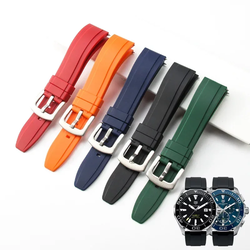 

Dust-Free Rubber Watch Strap for Casio Seiko Rolex Citizen Longines Omega IWC Waterproof Sports Silicone Watchband 18 20 22mm