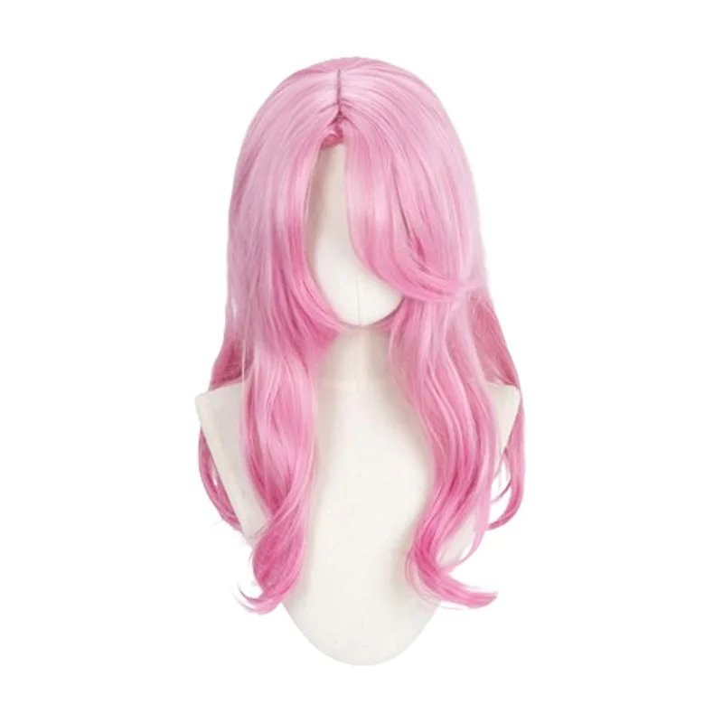 L-email wig Synthetic Hair Game Honkai Star Rail Jade Spiel  Cosplay Wig 50cm Pink PurpleColor Cosplay Wigs Heat Resistant Wig