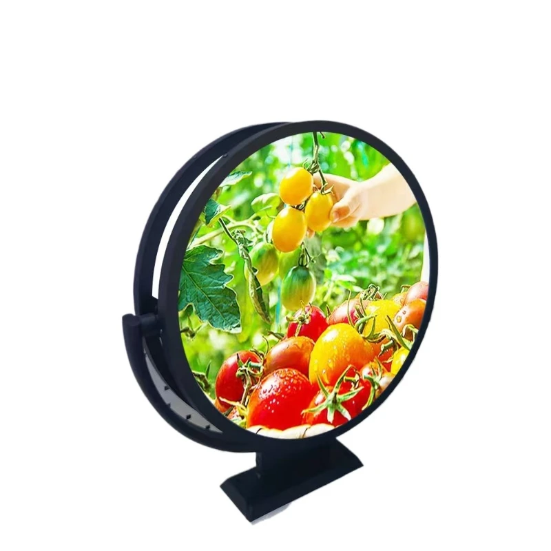 

Outdoor Wall Mounted Waterproof Electronic Lighting Advertising Luminous Acrylic Signage Light Emitting Diode Round Light Box