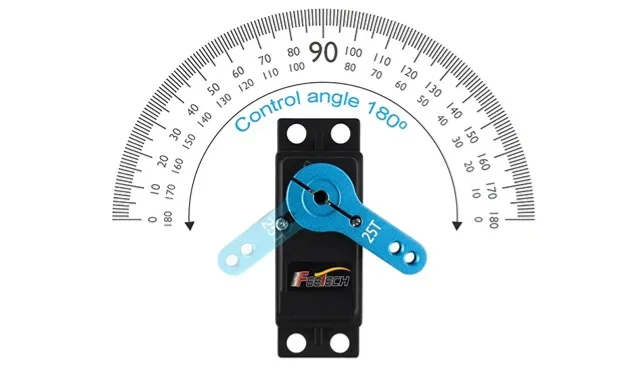 Feetech DS3235 FT7135M Digital Servo 35KG 180 Degree Waterproof Baja Servo with Metal Arm 1/8 1/10 1/12 RC Cars Accessory
