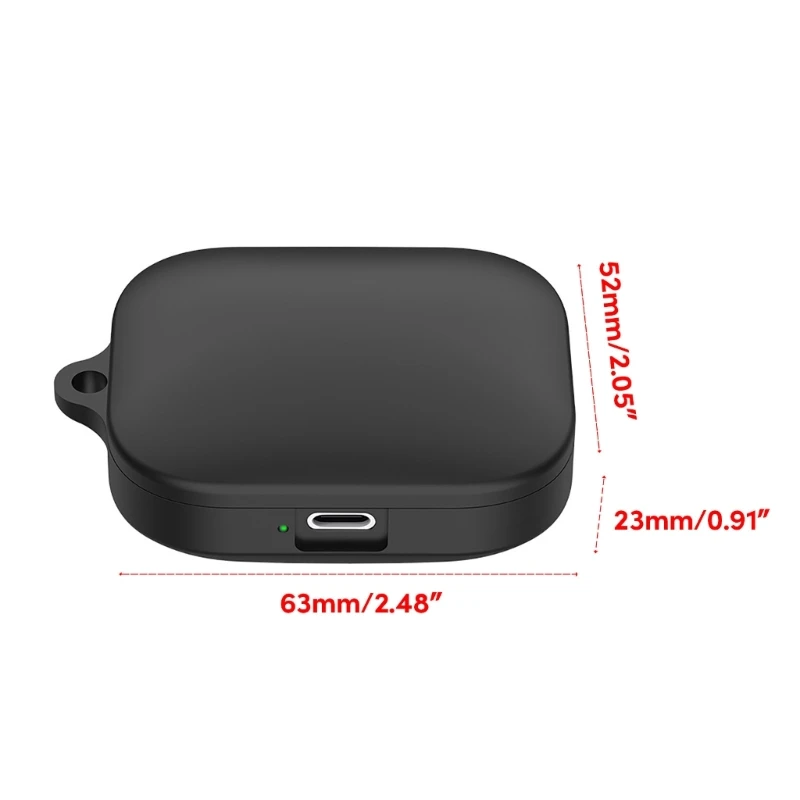 Flexible Protective Cover for Redmi Buds 5 Headset Waterproof Case with Keychain