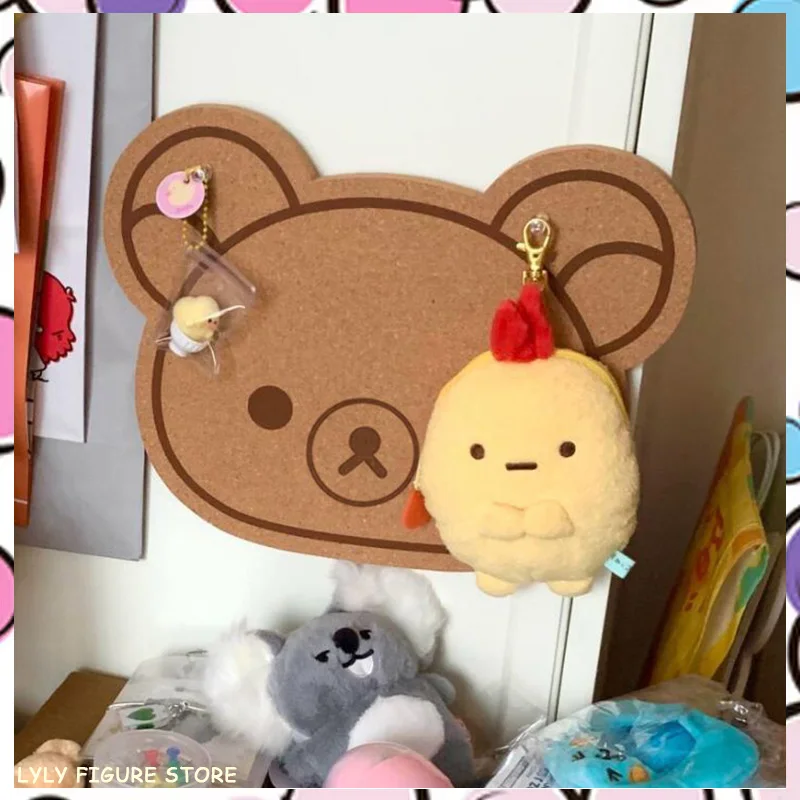 Rilakkuma Felt Board Cartoon Non-slip Bedroom Thickened Bear Wall Sticker Message Board Commemorative Photo Wall Gifts Custom