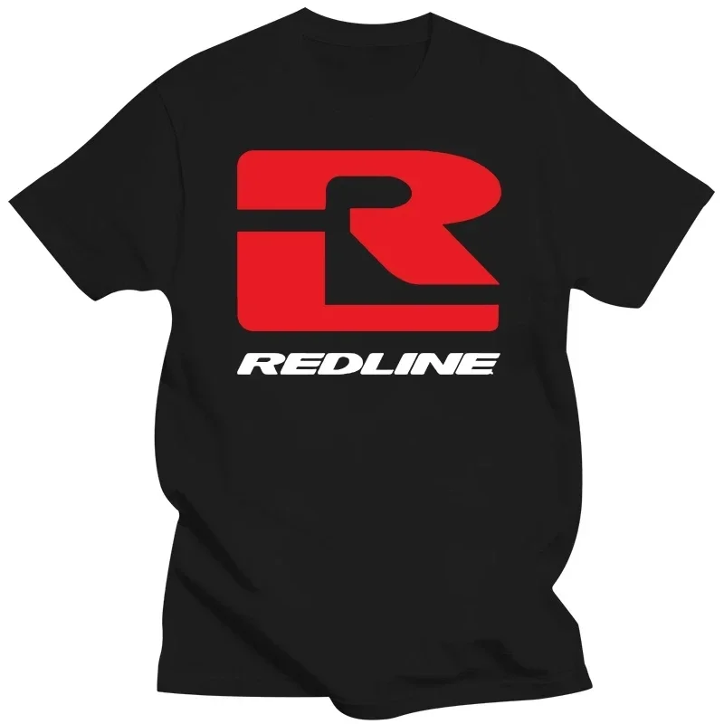 

Plus Size Streetwear Casual Short Sleeve Round Neck Cotton T-Shirt REDLINE T Shirt Style BMX Cycling Bike Men Sport Clothes