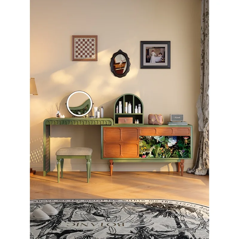 

Комод, комод, встроенная французская спальня в стиле ретро, выдвижной комод из массива дерева.