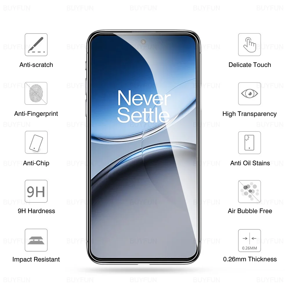 Protetor de Tela de Vidro Temperado para OnePlus, Película Protetora HD, Nord 4, 5G, CE4, CE4Lite, 1 +, Nord4, 2024
