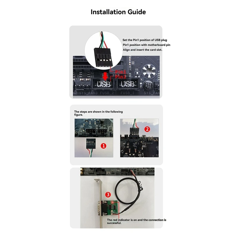 RS232 USB Serial Port Card ชิป FTDI สามารถแก้ไขแผ่นเหล็กเกรดอุตสาหกรรมการรักษาความปลอดภัยการขนส่งอุตสาหกรรม Serial Port