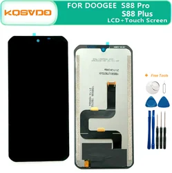 오리지널 터치 스크린 LCD 디스플레이 LCD 스크린, DOOGEE S88 Plus DOOGEE S88 Pro 교체 부품 및 분해 도구, 신제품