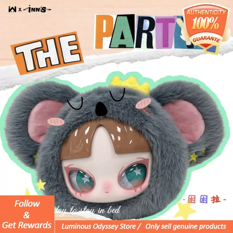 Genuine Inn Seven Day Party Series Blind Box Plush Hanging Bag Trendy Pendant Decorative Item Zipper Bag Girls Figurine Gift - Image 5