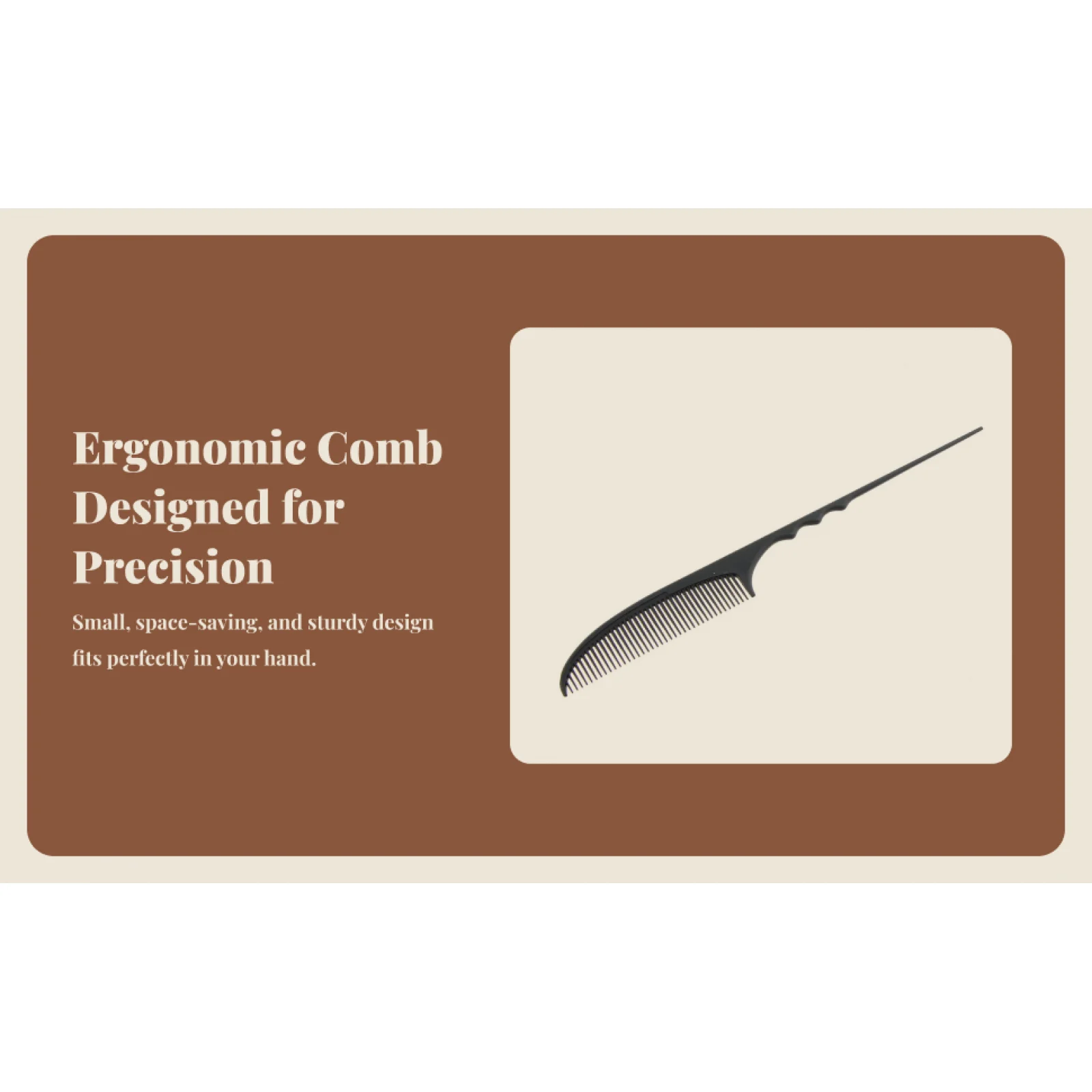 Salon Hairdressing Comb Carbon Fiber Hair Styling Comb Long and Short Hair Cutting Tool for Barbershop Use