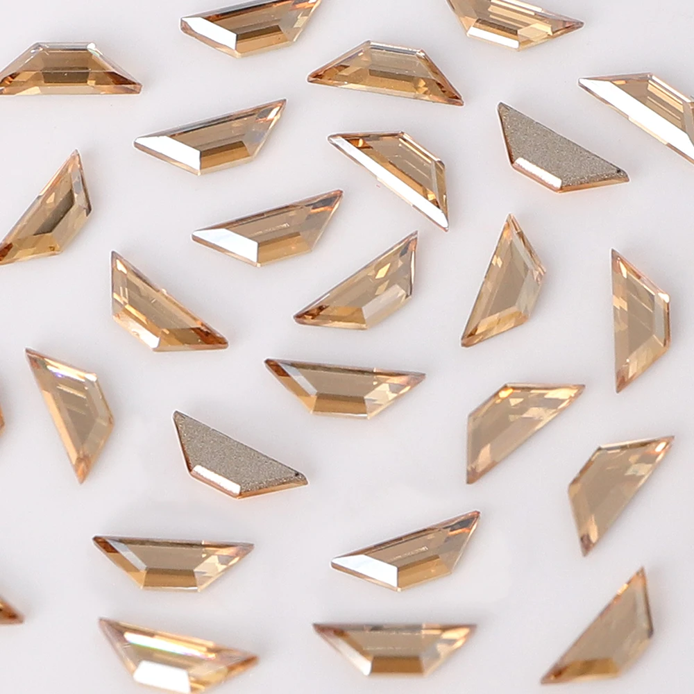 Sailboat 2*4mm 50Pcs/Bag Flatback Nail Art Non-Hotfix Glass Rhinestones Glitter Crystal For Nail Art Garment DIY Decoration