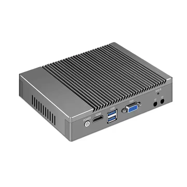 جودة عالية J1900 صندوق الكمبيوتر 4 * LAN عرض كمبيوتر صغير مباشر DDR3 أمن الشبكة للصناعية الجديدة AU CN #3
