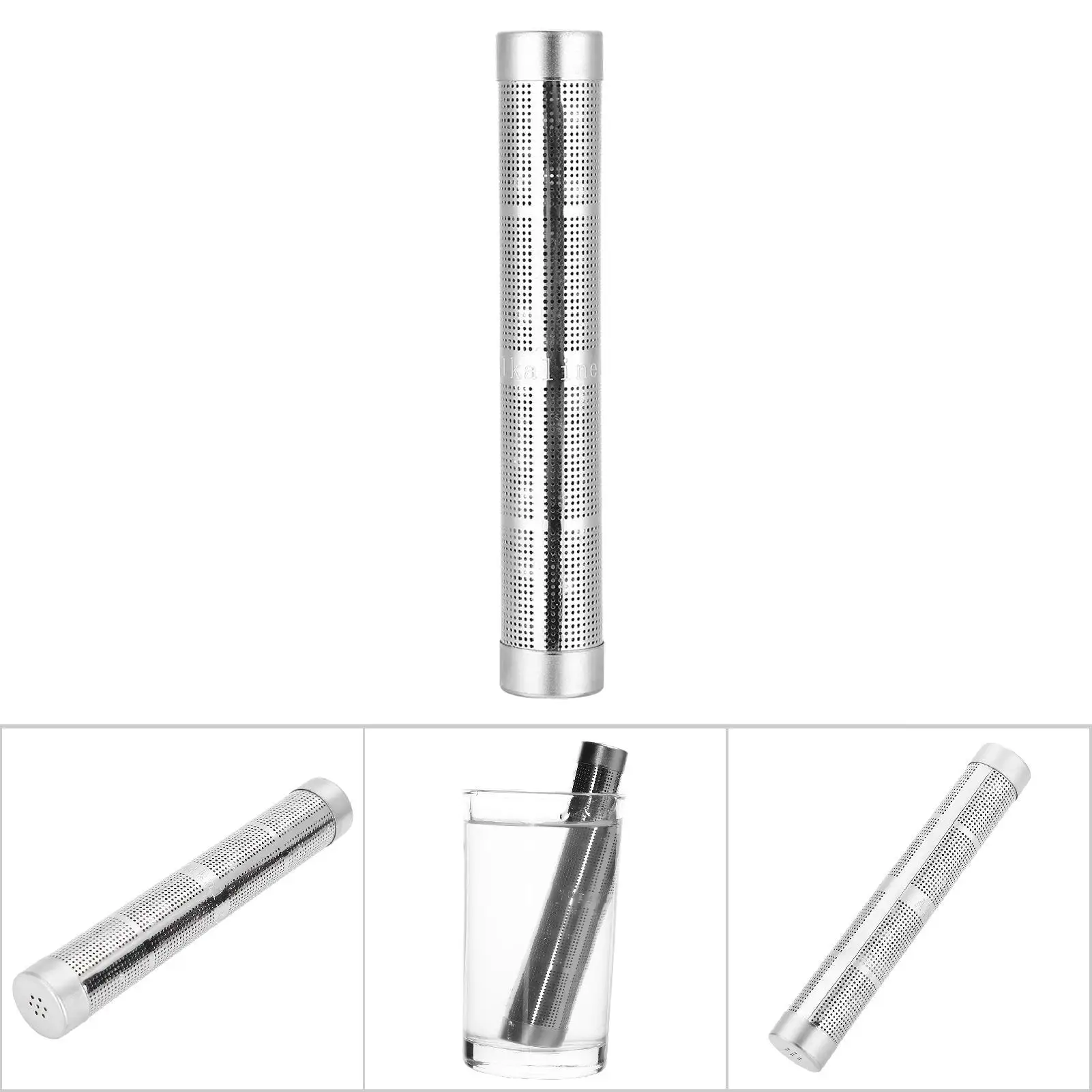 Portable Stainless Steel Alkaline Water Stick Ionizer PH Hydrogen Wand Purifier Filter