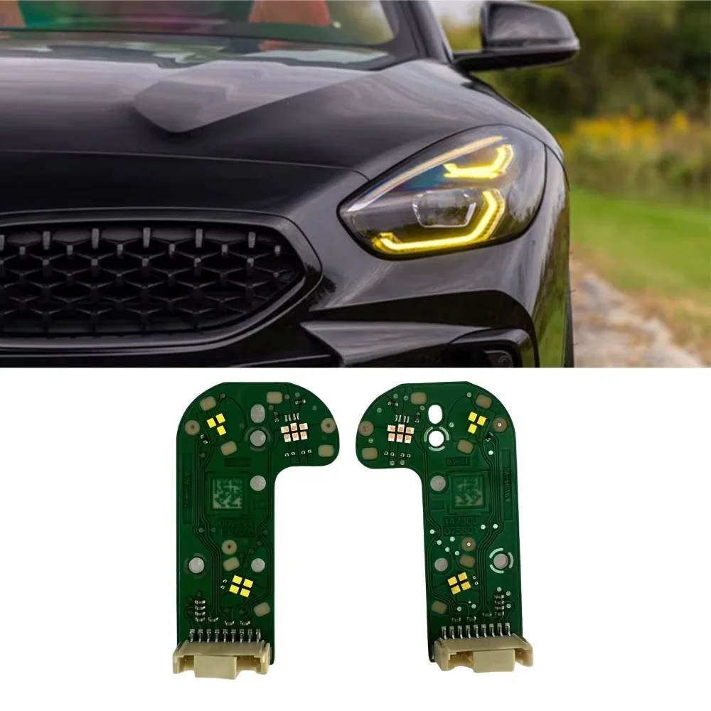 

Новый светодиодный модуль фар, модуль дневных ходовых огней, лимонно-желтый 63119498493 63119498494 для BMW Z4 G29 20i 2019-2023