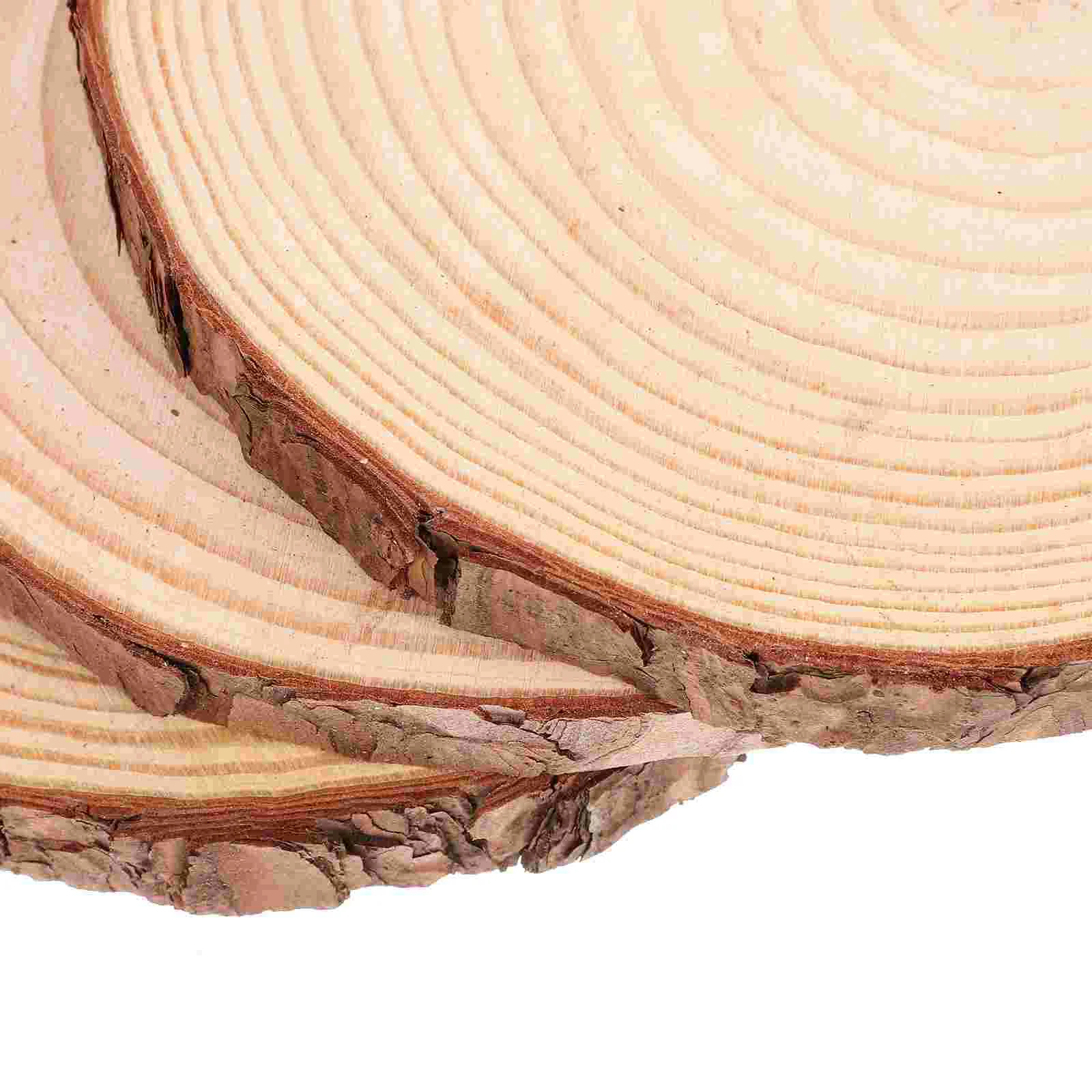 3-częściowe okrągłe drewniane kamienie krokowe na zewnątrz Country Decor na zewnątrz płytek chodnikowych Ogród