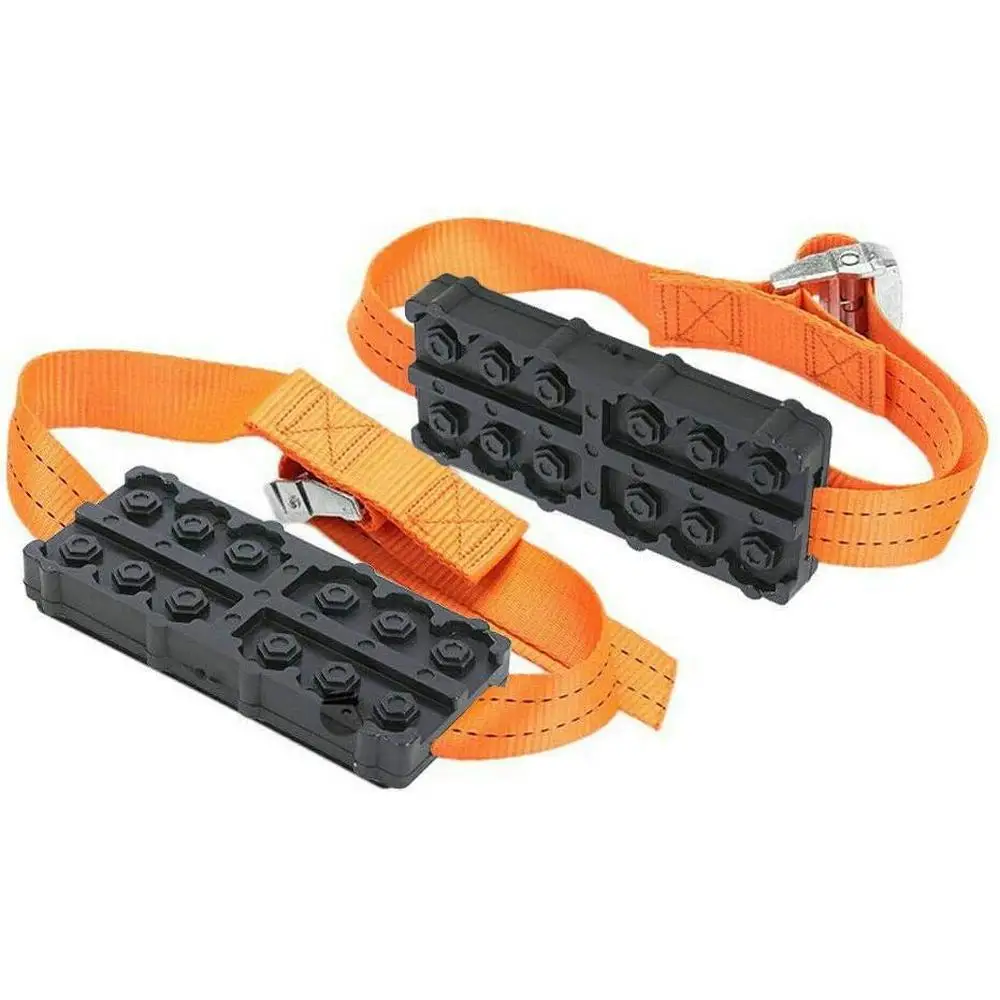 

2pcs Car Anti-skid Chains Adjustable Non-slip Car Snow Chain Car Wheel Anti-Skid Strap Chain Multi-function Universal Emergency