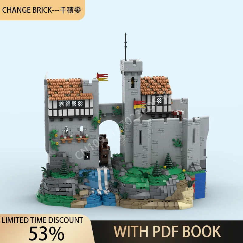 MOC 4544PCS Lion Knight's Castle Modelar City DIY Education Creative Children Brick Toy Birthday Building Christmas Gift Blocks