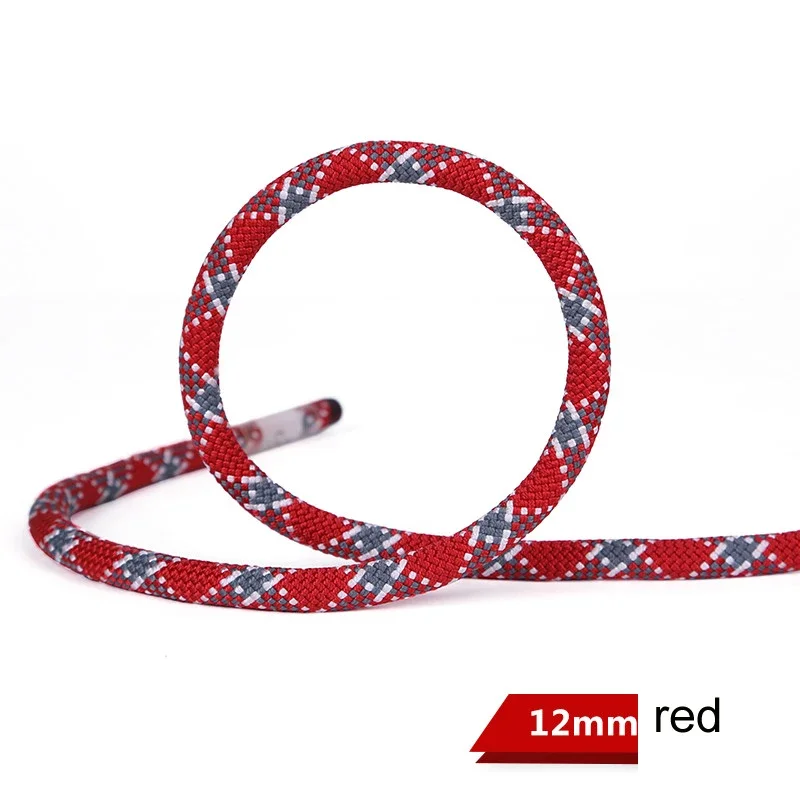 Diameter 9mm-14mm Static Rope Outdoor Mountaineering Rope Safety Rope Fast Fall Rope Aerial Work Rescue Climbing Main Rope