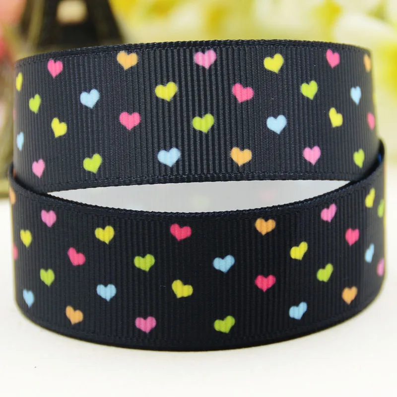 22mm 25mm 38mm 75mm love cartoon printed Grosgrain Ribbon party decoration 10 Yards satin ribbons