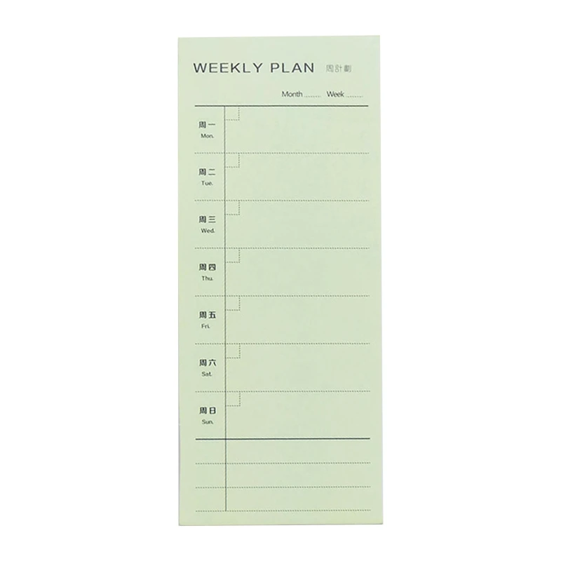 Mini Notes Papers Notepad Daily To-do-list Small Monthly Planner Schedules Mini Check-list for Student School 30 Sheets