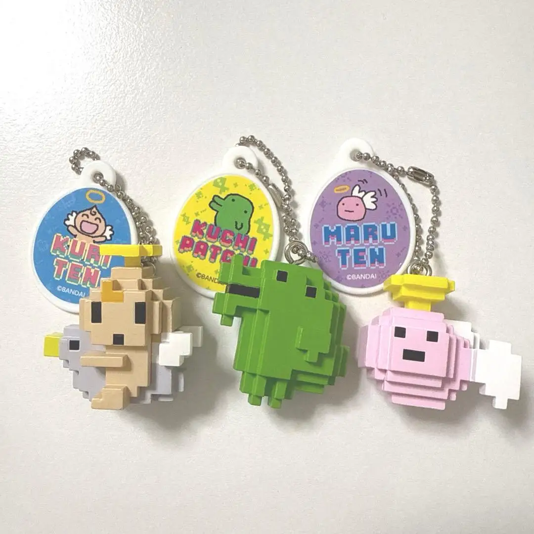 Bandai Twisted Egg Electronic Pet Topaz Song Subpixel Square Shaped Pendant Electronic Chicken Pendant In Stock