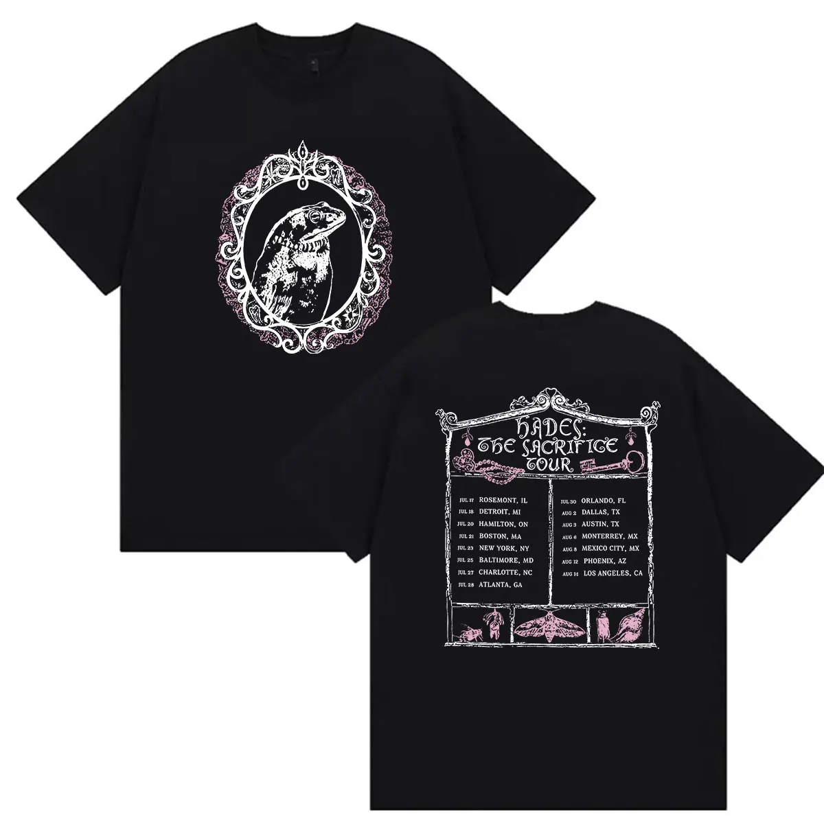Melanie Martinez Hades The Sacrifice Tour 2026 Print T Shirts Men Women Vintage Oversized Cotton T-shirt Clothing Fashion Tshirt
