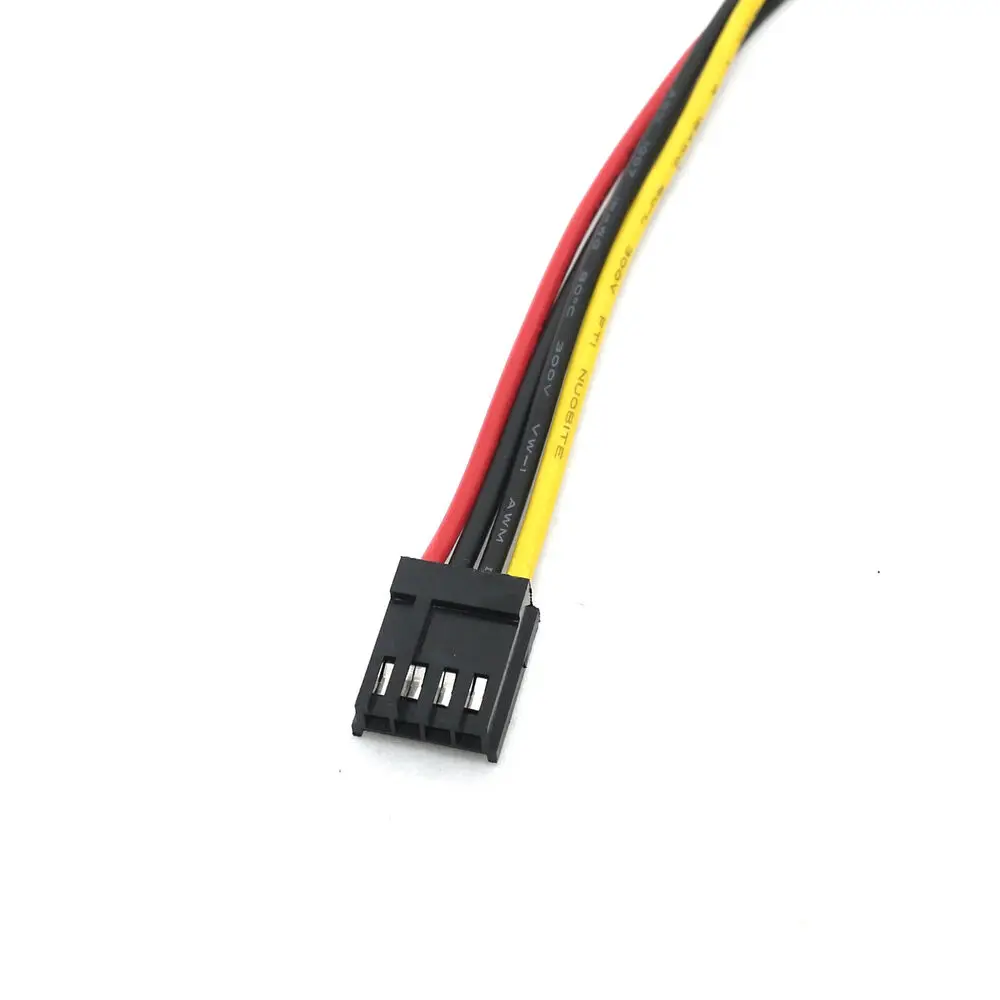 مرنة FDD 4pin أمبير/TE 171822-4 إلى 2 SATA 15 دبوس أنثى كابل الطاقة ل CM4 IO