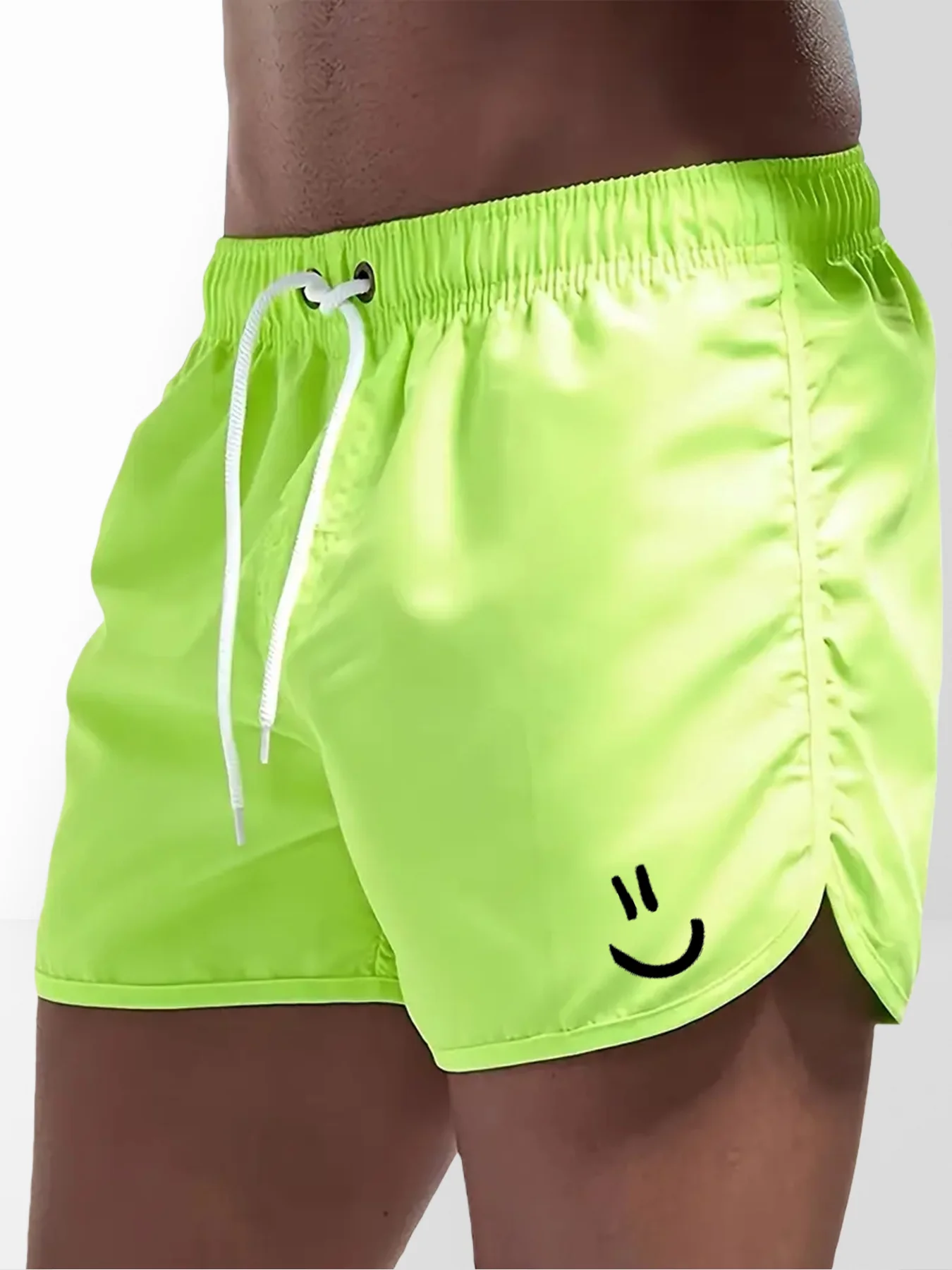 

Summer fitness pants for men, comfortable and breathable, solid color running, casual sports training shorts