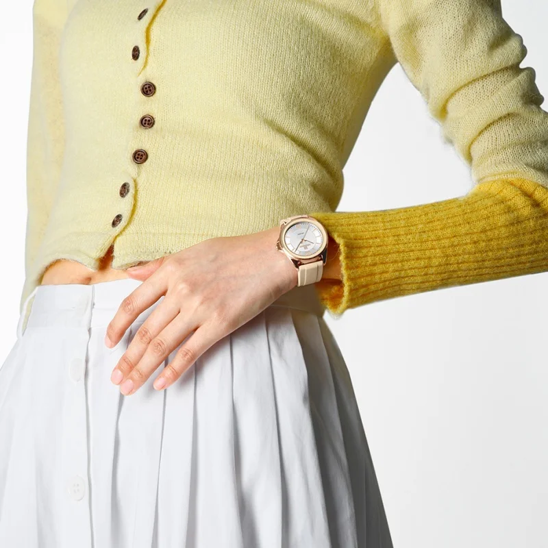 NAVIFORCE NF5068 Simple Ladies' Watches Casual Quartz Silicone Strap Luminous 3ATM Waterproof Watch