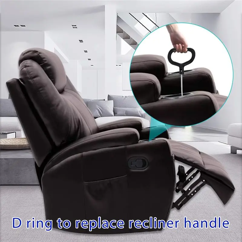 AC23-D Ring Replacement Recliner Handle,For Lazyboy Handle Cable, Release Cable Couch Recliner Replacement Parts,2 Pack