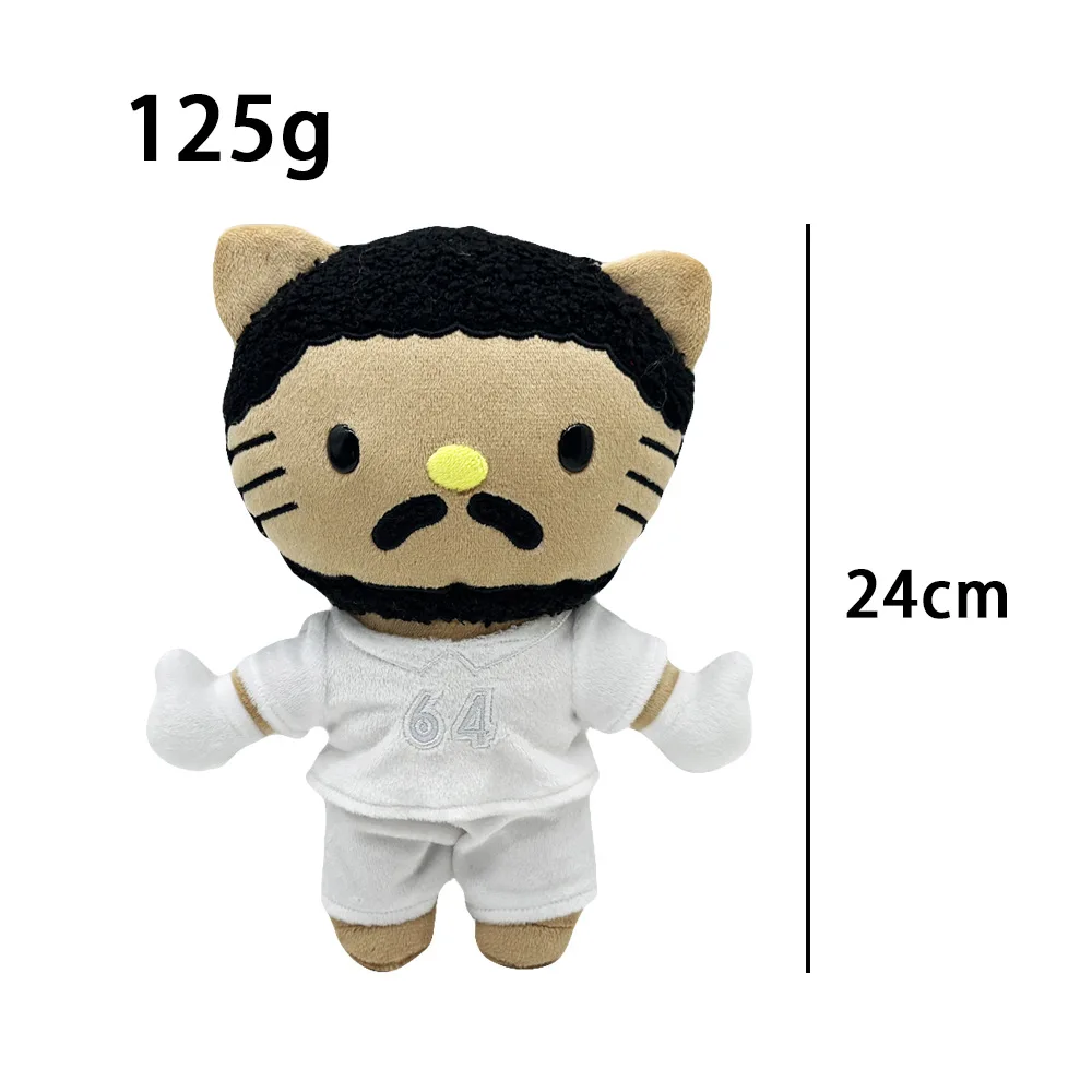 

Hello Kitty Drake Plush Doll with White Casual Suit Plush Doll Figure Stuffed Toys Cute Boys Girls Birthday Gift
