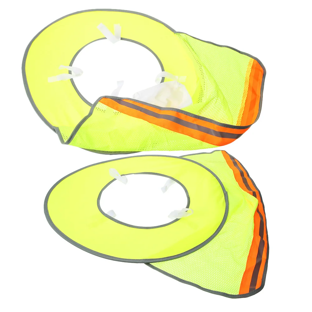 

2Pcs Hard Hat Visor Sun Shade Multi- Brim Shade Outdoor Construction Hardhat Uv Protection Neck Cover