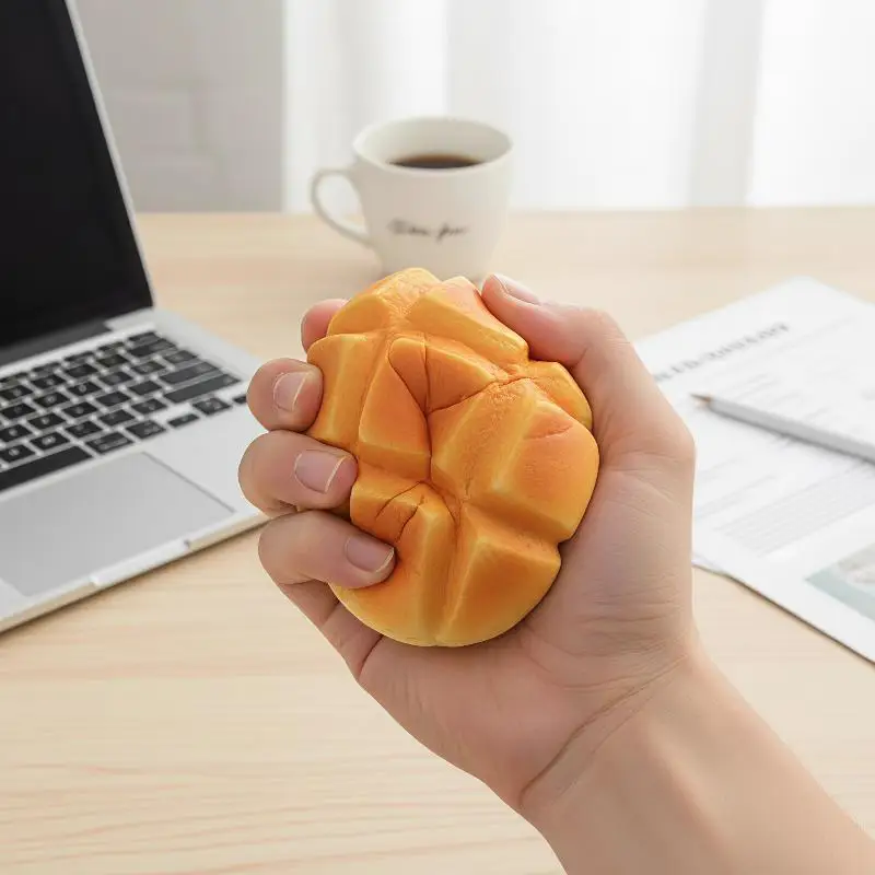 Simulation Pineapple Bun Shaped Squeeze Toy Super Soft Slow Rebound For Stress Relief Party Favors Creative Gifts