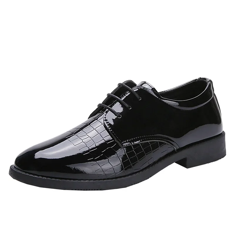 Zapatos de cuero para hombre, calzado clásico, cómodo, con plataforma, ligero, informal, para exteriores, 2024