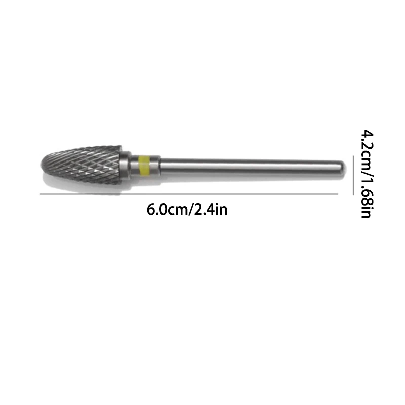 Mèches à ongles en carbure de tungstène, fraise, perceuse à ongles électrique, pédicure, outils de nettoyage pour manucure