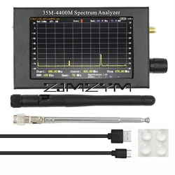 Spectrum Analyzer 35M-4400M Big LCD Screen Wireless Signal Detector for Radio WiFi GSM Camera Search Full-Range RF Detector