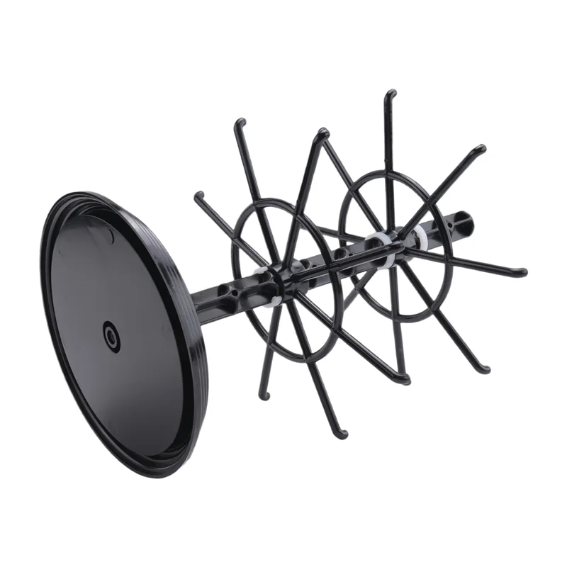 Luckshopping Jewelry Organizer 2 Tier Rotating Jewelry Display Stand Spinning Necklace Tower Storage Rack For Earrings Watch Sho