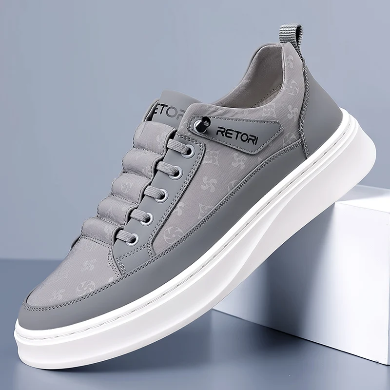 

2025 Men's New Black Vintage Sneakers - Retro Trendy, Lightweight & Versatile for Casual & Sporty Wear