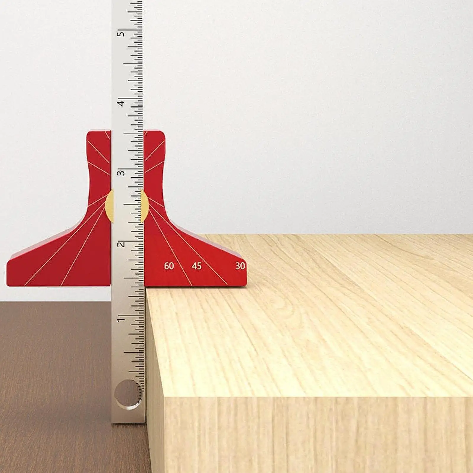 

Woodworking Ruler Portable Metal Line Ruler for Drawing Carpentry Marking