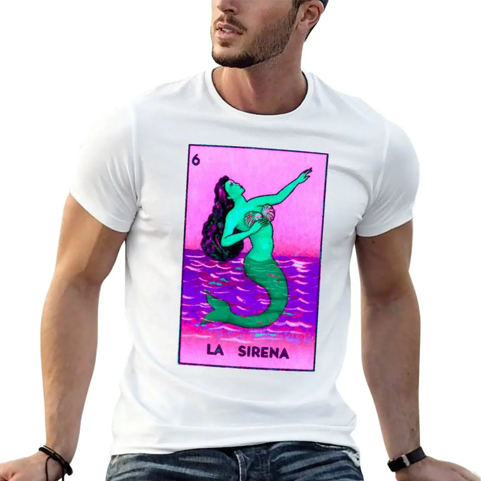 New La Sirena Loteria TWISTED T-Shirt new edition t shirt heavyweight t shirts plus size tops custom t shirts mens clothes