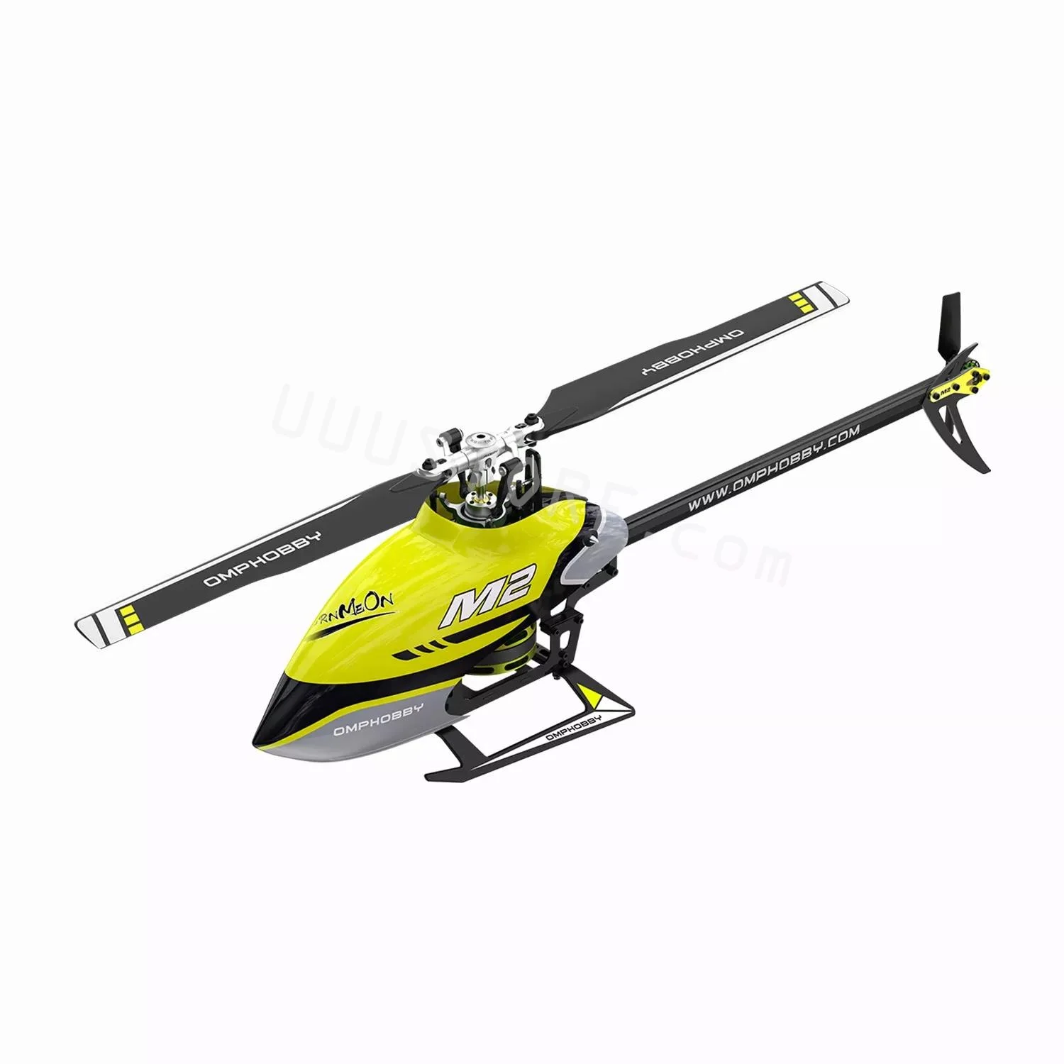 OMPHOBBY M2 V2 6CH 3D Flybarless Dual Brushless Motor Direct-Drive RC Helicopter with Flight Controller RC Model Toys