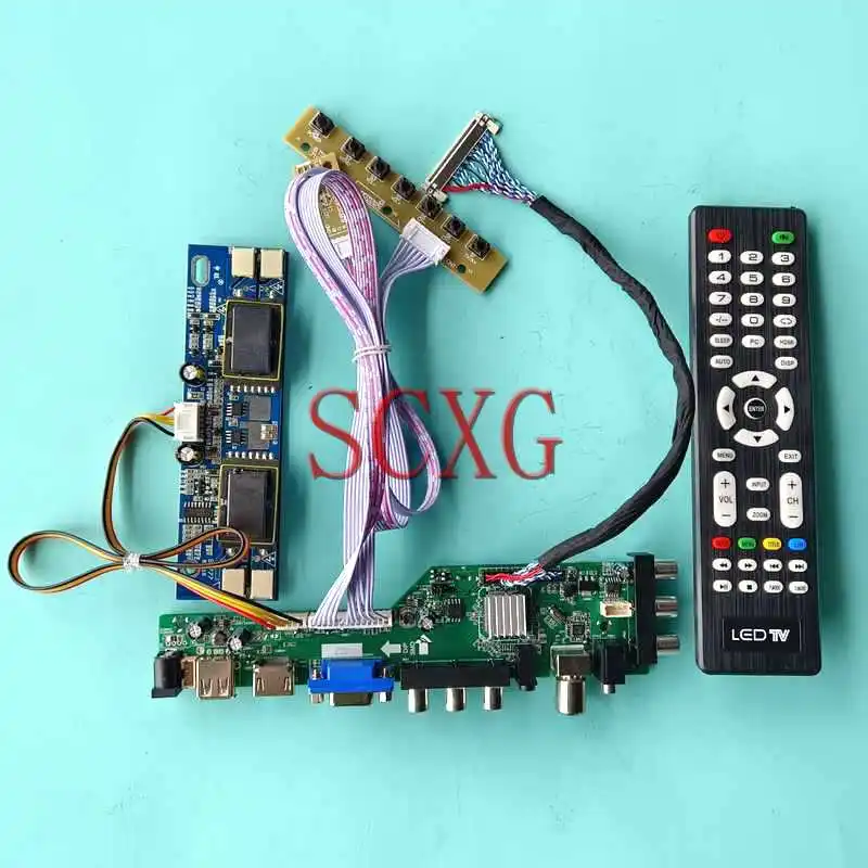 Imagem -01 - para M236h1-l01 M236mwf1 Lcd Controlador Digital Placa Dvb 1920*1080 Faça Você Mesmo Kit 23.6 4-ccfl Lvds 30 Pinos Usb Hdmi-compatível av Vga para m236h1 l01 m236mwf1 lcd controlador digital placa dvb 19201080 faca voce mesmo kit 236 4 ccfl lvds 30 pinos usb hdmi compativel av vga 01