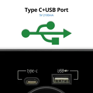 CA type interface socket, acrylic mirror, crystal panel, black wall, EU, Russia, Spain, French plug with USB load, 5V 2100ma support 8 Main Sales Black Taking - №4