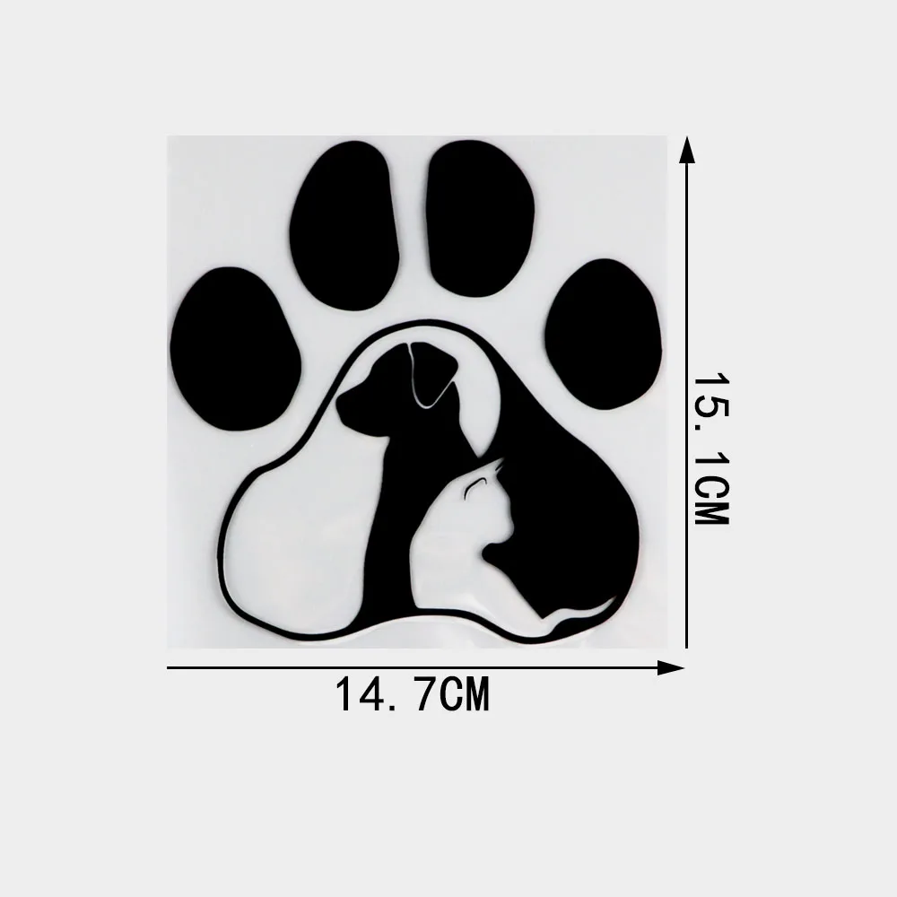

Cute Dog Cat Animal Cartoon Car Decal Fashion Vinyl Decal High Quality Waterproof Car Decoration car accessories