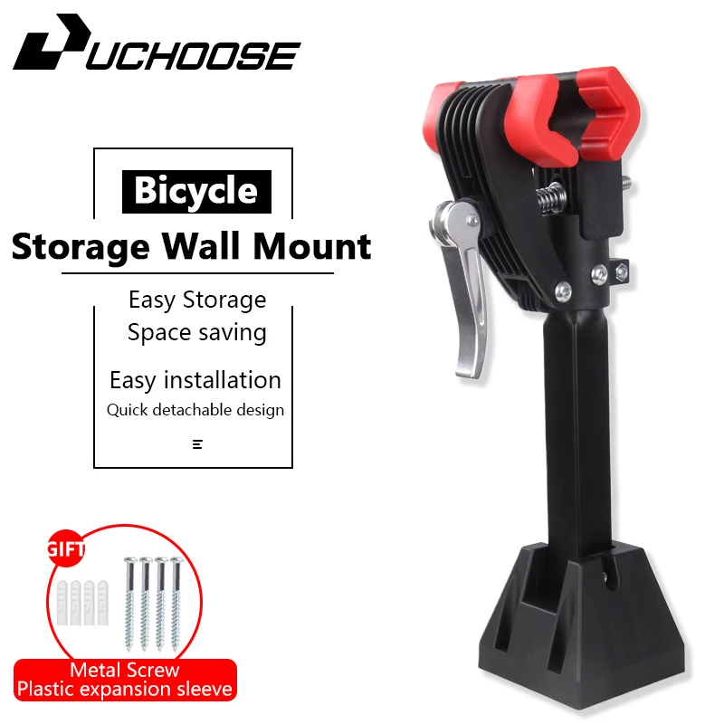 AliExpress Bicycle Wall Mounted Racks Parking Racks Wall Mounted Repair Racks Aluminium Clip-On Crash Cushion Load Capacity 20KG Bracket